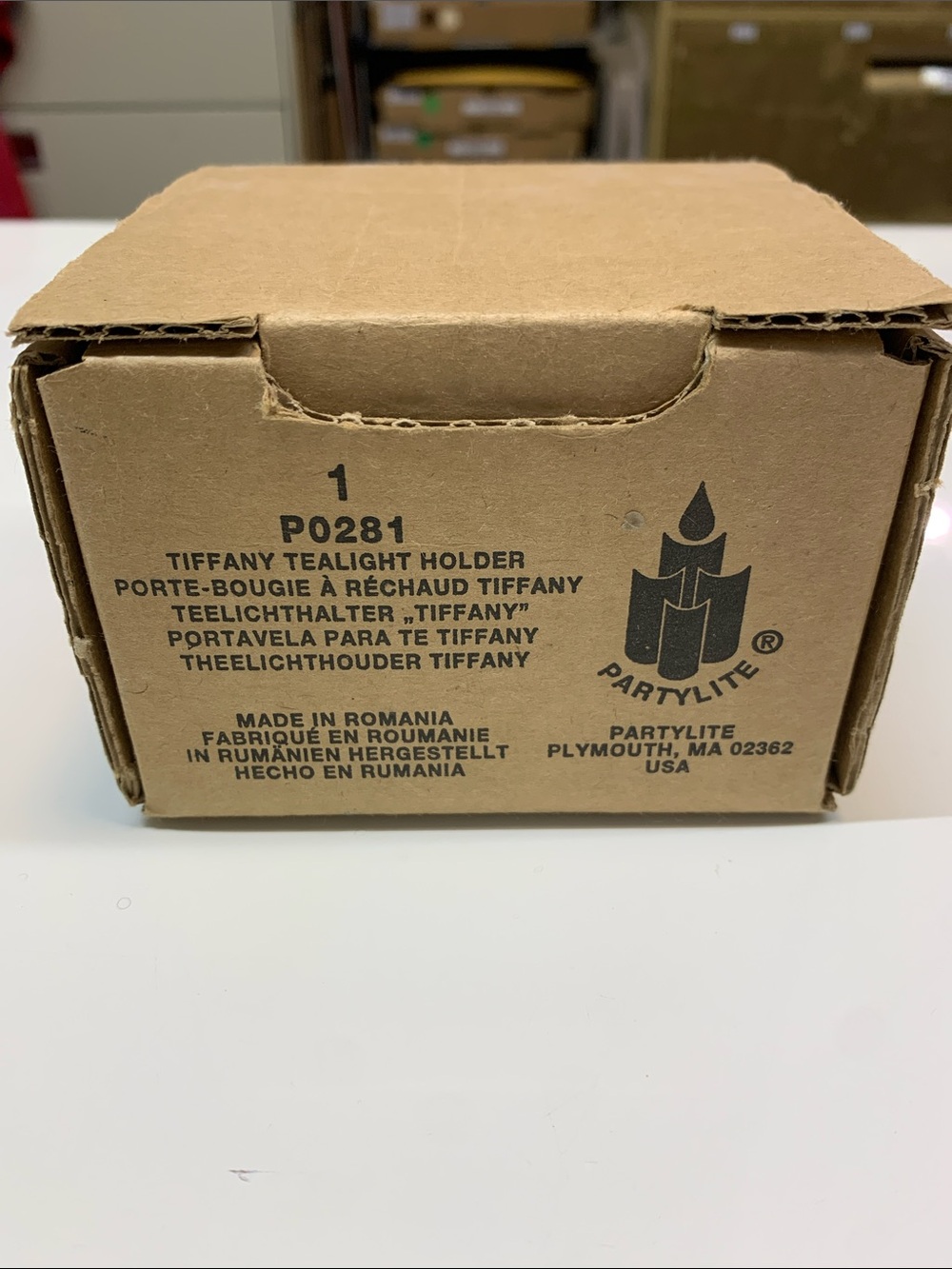 PARTYLITE Tiffany Tealight mosaic Candle Holder P0281 NEW in Box - Picture 9 of 9